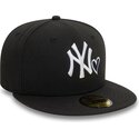 svart-platt-keps-justerad-59fifty-heart-icon-fran-new-york-yankees-mlb-av-new-era
