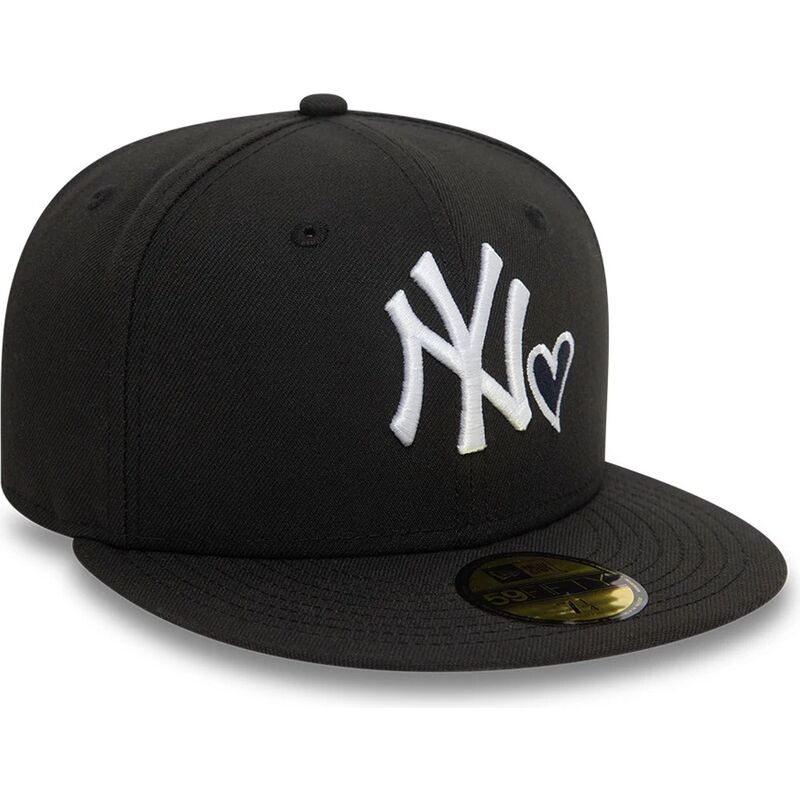svart-platt-keps-justerad-59fifty-heart-icon-fran-new-york-yankees-mlb-av-new-era