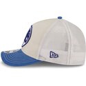 beige-och-bla-trucker-keps-9forty-m-crown-a-frame-fray-los-angeles-dodgers-mlb-fran-new-era