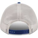 beige-och-bla-trucker-keps-9forty-m-crown-a-frame-fray-los-angeles-dodgers-mlb-fran-new-era
