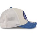 beige-och-bla-trucker-keps-9forty-m-crown-a-frame-fray-los-angeles-dodgers-mlb-fran-new-era