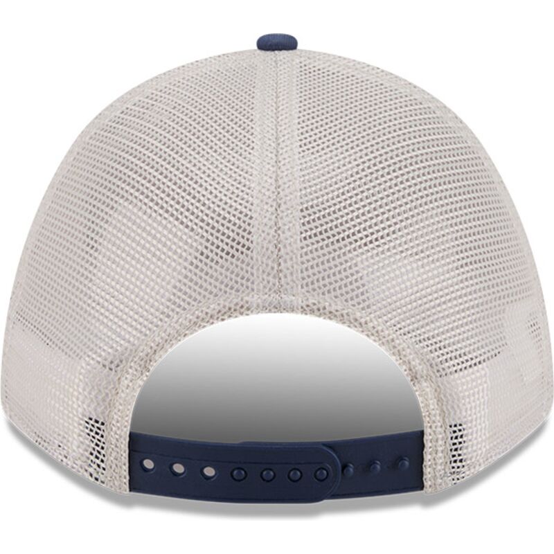 beige-och-marinbla-trucker-keps-9forty-m-crown-a-frame-fray-fran-new-york-yankees-mlb-av-new-era