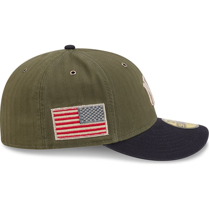 gron-bojd-keps-justerbar-59fifty-pre-curved-american-herringbone-fran-new-york-yankees-mlb-av-new-era
