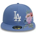 bla-platt-keps-justerad-59fifty-floral-los-angeles-dodgers-mlb-fran-new-era