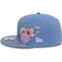 bla-platt-keps-justerad-59fifty-floral-los-angeles-dodgers-mlb-fran-new-era