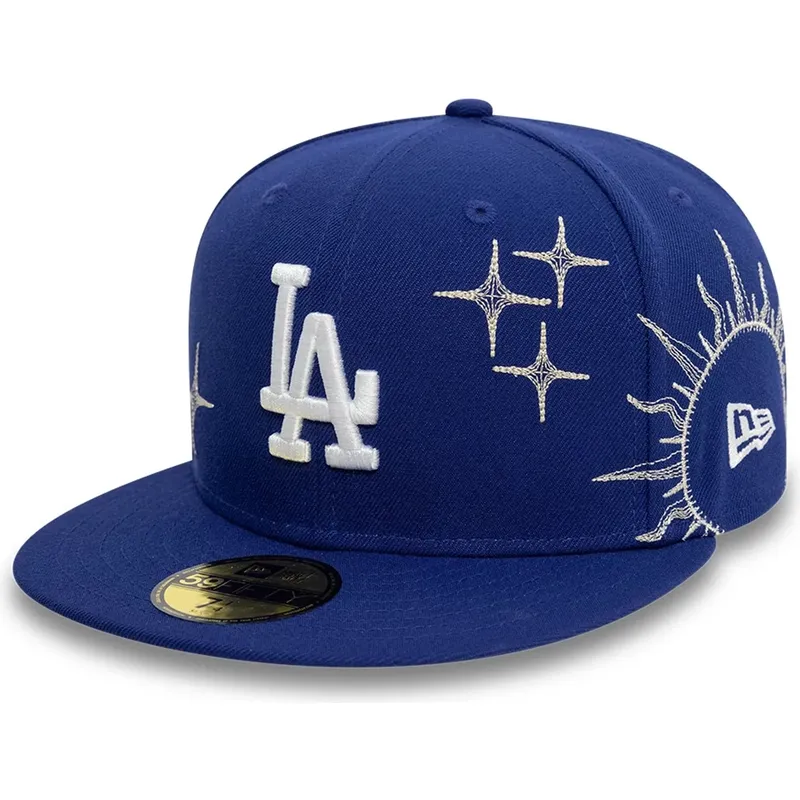 platt-bla-justerad-59fifty-zodiac-keps-fran-los-angeles-dodgers-mlb-av-new-era