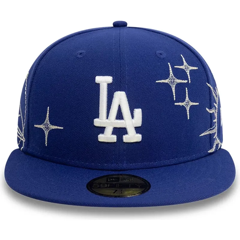 platt-bla-justerad-59fifty-zodiac-keps-fran-los-angeles-dodgers-mlb-av-new-era