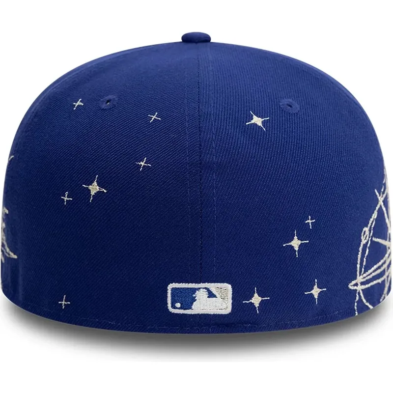 platt-bla-justerad-59fifty-zodiac-keps-fran-los-angeles-dodgers-mlb-av-new-era