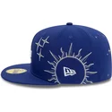 platt-bla-justerad-59fifty-zodiac-keps-fran-los-angeles-dodgers-mlb-av-new-era