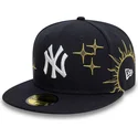 marinbla-platt-keps-justerad-59fifty-zodiac-fran-new-york-yankees-mlb-av-new-era
