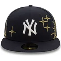 marinbla-platt-keps-justerad-59fifty-zodiac-fran-new-york-yankees-mlb-av-new-era