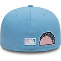 platt-bla-justerad-59fifty-palm-taco-keps-fran-los-angeles-dodgers-mlb-av-new-era