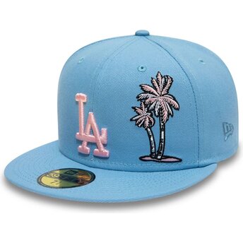 Gorra plana azul ajustada 59FIFTY Palm Taco de Los Angeles Dodgers MLB de New Era