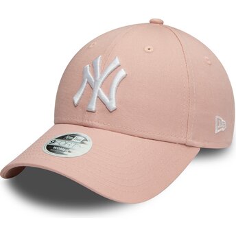 Kepsar böjd rosa justerbart band 9FORTY Colour Essential från New York Yankees MLB av New Era