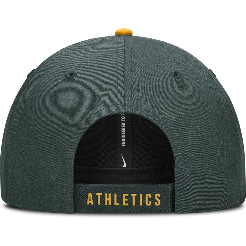 gron-bojd-justerbar-keps-for-barn-dri-fit-club-structured-fran-oakland-athletics-mlb-av-nike
