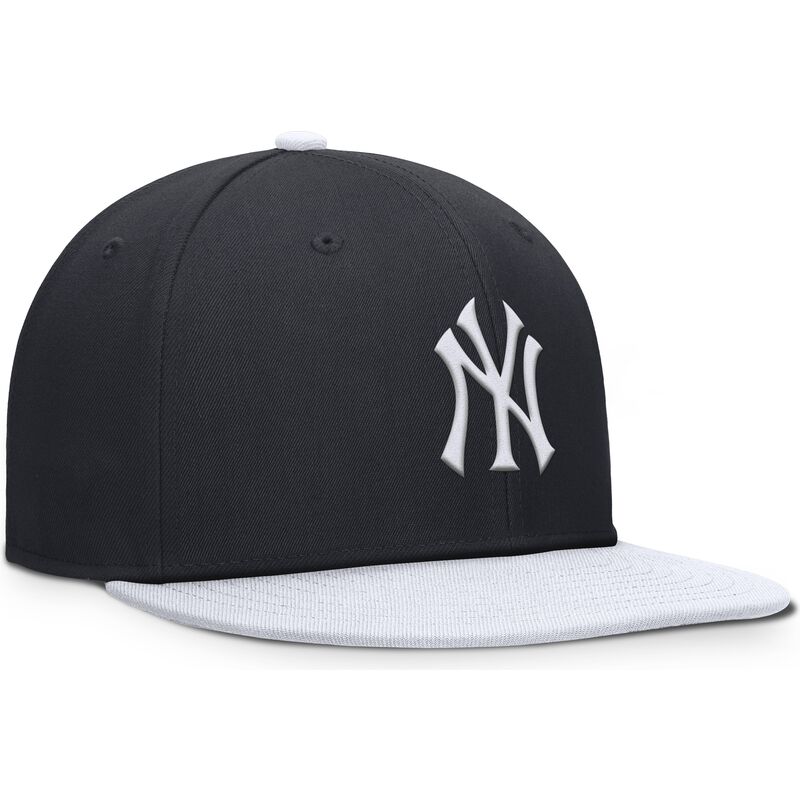 marinbla-och-vit-platt-keps-snapback-for-barn-dri-fit-pro-structured-square-bill-fran-new-york-yankees-mlb-av-nike