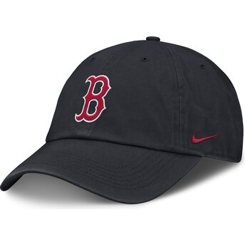 Marinblå böjd justerbar keps för barn Club Unstructured Organic Cotton från Boston Red Sox MLB av Nike