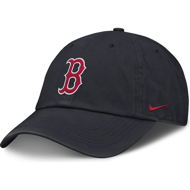 marinbla-bojd-justerbar-keps-for-barn-club-unstructured-organic-cotton-fran-boston-red-sox-mlb-av-nike