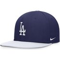 bla-och-vit-platt-snapback-keps-for-barn-dri-fit-pro-structured-square-bill-fran-los-angeles-dodgers-mlb-av-nike