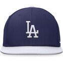 bla-och-vit-platt-snapback-keps-for-barn-dri-fit-pro-structured-square-bill-fran-los-angeles-dodgers-mlb-av-nike