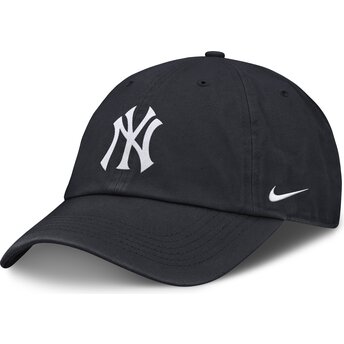 Böjd marinblå justerbar keps för barn Club Unstructured Organic Cotton New York Yankees MLB från Nike
