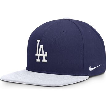 Blå och vit platt keps snapback Nike Dri-Fit Pro Structured Square Bill Los Angeles Dodgers MLB från Nike
