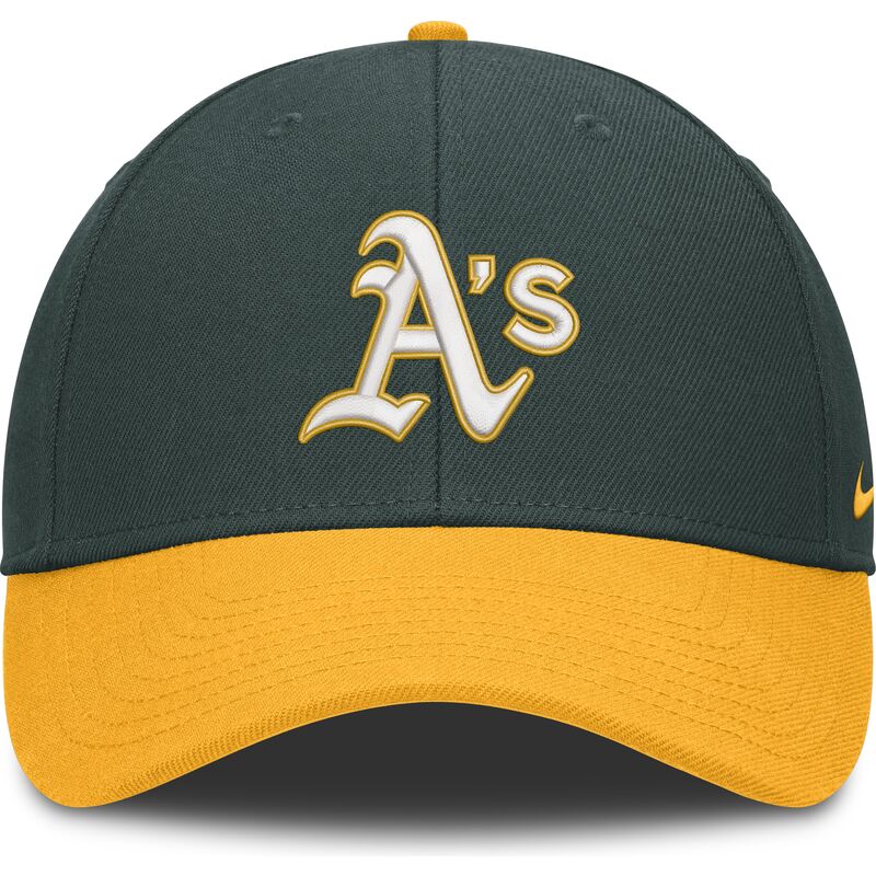 gron-bojd-justerbar-keps-dri-fit-club-structured-oakland-athletics-mlb-fran-nike
