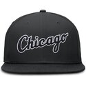 svart-platt-justerad-keps-dri-fit-true-structured-round-bill-fran-chicago-white-sox-mlb-av-nike