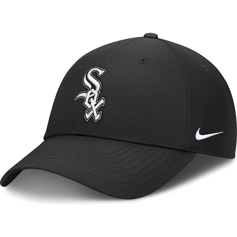 svart-bojd-justerbar-keps-club-structured-uv-poly-ripstop-fran-chicago-white-sox-mlb-av-nike