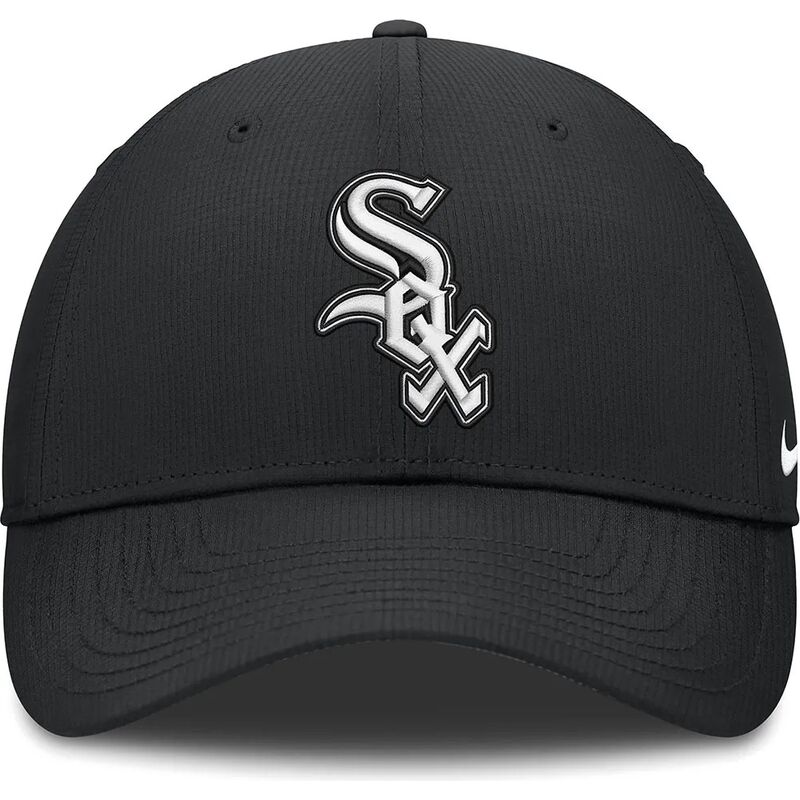 svart-bojd-justerbar-keps-club-structured-uv-poly-ripstop-fran-chicago-white-sox-mlb-av-nike