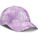 justerbar-violett-bojd-keps-mothers-day-club-unstructured-organic-cotton-fran-new-york-yankees-mlb-av-nike