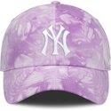 justerbar-violett-bojd-keps-mothers-day-club-unstructured-organic-cotton-fran-new-york-yankees-mlb-av-nike