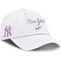 vit-justerbar-kurvad-keps-mothers-day-club-unstructured-organic-cotton-fran-new-york-yankees-mlb-av-nike