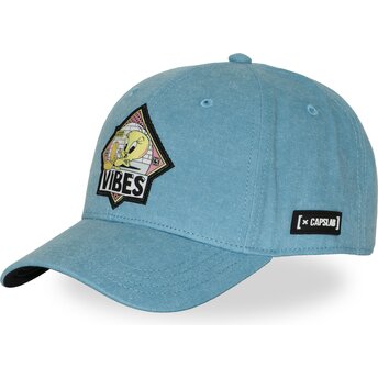 Blå böjd keps snapback Tweety LOO13 PCBLIFB Looney Tunes från Capslab