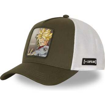 Grön och vit trucker-keps Trunks DBS8 FUTB Dragon Ball från Capslab