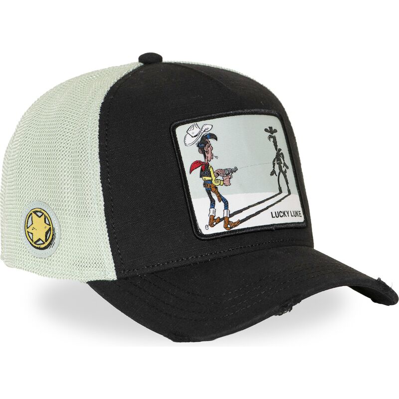 keps-trucker-svart-och-vit-lucky-luke-lck3-flub-fran-capslab