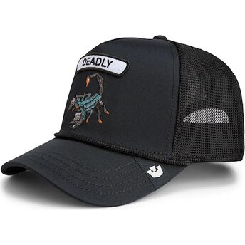 Kepsar böjd svart snapback GB2 Deadly Scorp The Rocker The Farm Goorin Bros.