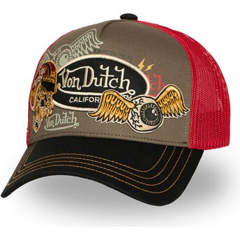 Kepsar böjd flerfärgad snapback PATCHES09 av Von Dutch