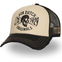 beige-och-svart-truckerkeps-crew28-fran-von-dutch