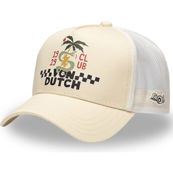 Kepsar böjd beige snapback SURF10 av Von Dutch