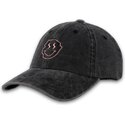 svart-bojd-justerbar-keps-smiley-washed-fran-pica-pica