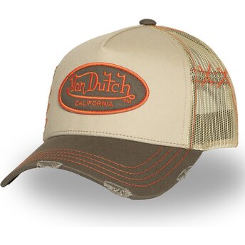 Kepsar böjd beige snapback USED 06 av Von Dutch