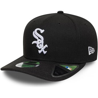 Kepsar böjd svart snapback 9SEVENTY Stretch Snap Player Replica från Chicago White Sox MLB av New Era