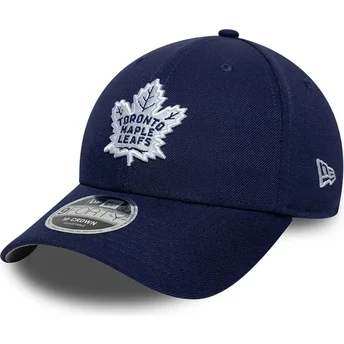 Kepsar böjd marinblå snapback 9FORTY M-Crown Team från Toronto Maple Leafs NHL av New Era