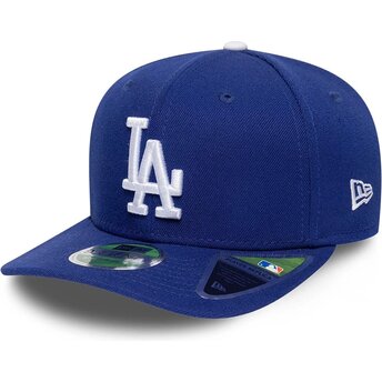 Kepsar böjd blå snapback 9SEVENTY Stretch Snap Player Replica från Los Angeles Dodgers MLB av New Era