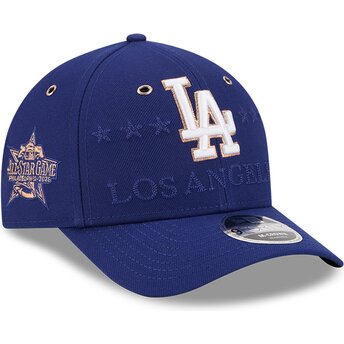 Kepsar böjd blå snapback 9FORTY M-Crown All Star Game från Los Angeles Dodgers MLB av New Era