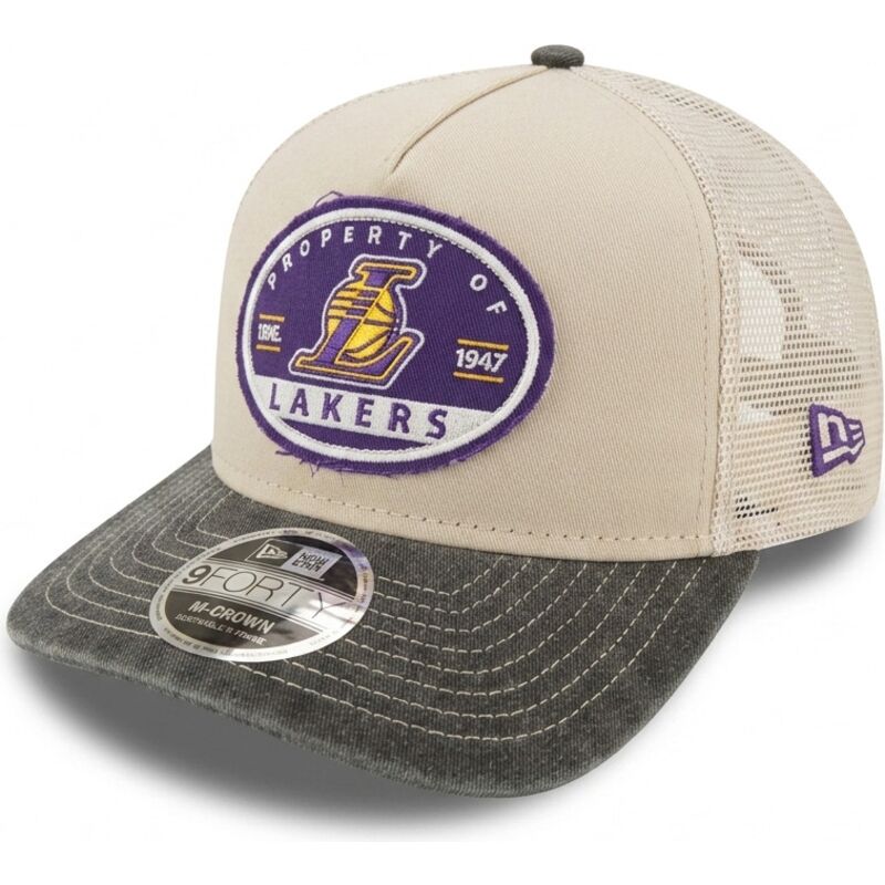 kepsar-bojd-beige-snapback-9forty-m-crown-a-frame-fray-fran-los-angeles-lakers-nba-av-new-era