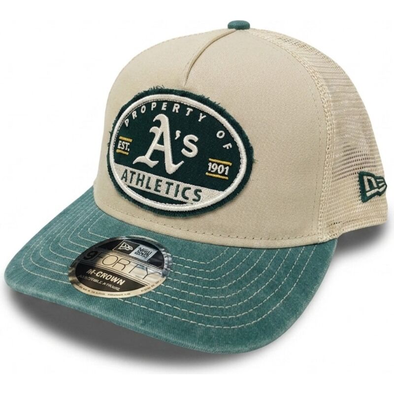 kepsar-bojd-beige-snapback-9forty-m-crown-a-frame-fray-fran-oakland-athletics-mlb-av-new-era kepsar-bojd-beige-snapback-9forty-m-crown-a-frame-fray-fran-oakland-athletics-mlb-av-new-era