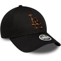 kepsar-bojd-svart-justerbart-band-9forty-tort-infill-fran-los-angeles-dodgers-mlb-av-new-era