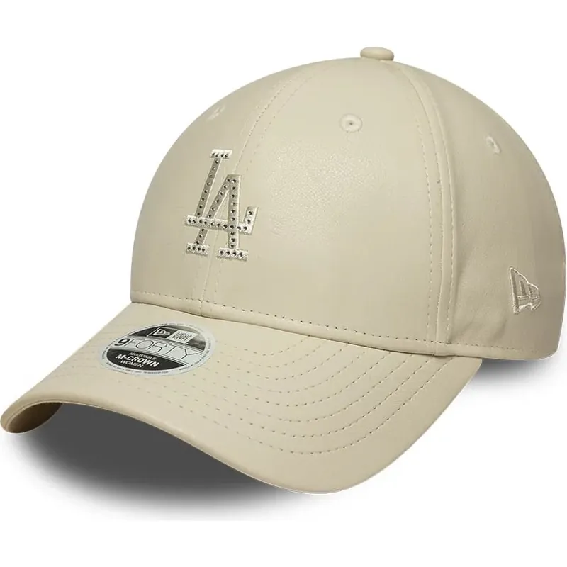kepsar-bojd-beige-snapback-9forty-m-crown-pu-diamante-fran-los-angeles-dodgers-mlb-av-new-era